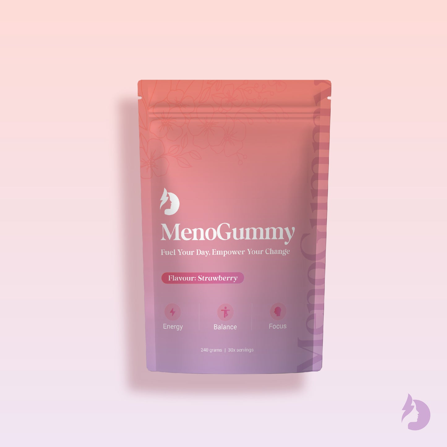 MenoGummy - 1 Month Supply (Strawberry) + Free Bonus Toolkit